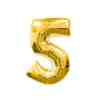 Toptan Altın ve Gümüş Renk Rakam Şeklinde Folyo Balon 40 inç