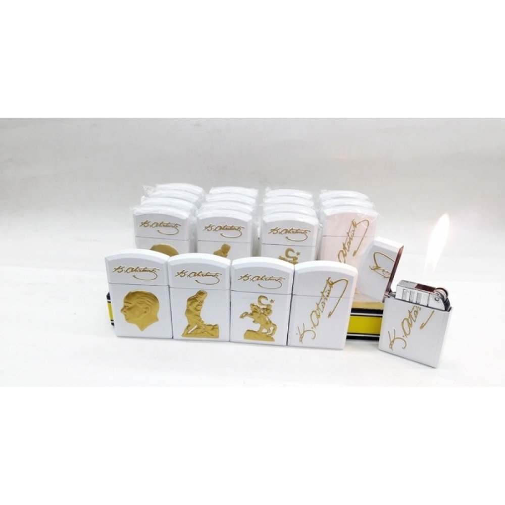 Toptan Atatürk Baskılı Kabartmalı Çakmak