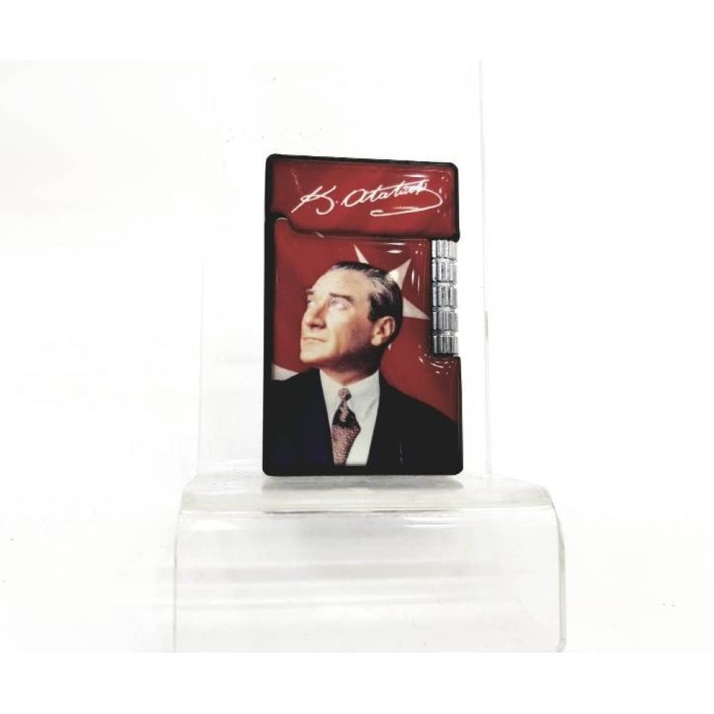 Toptan Atatürk Tasarım Taşlı Çakmak