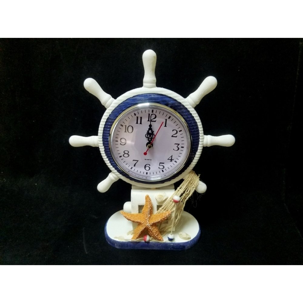 Toptan Ayaklı Dümen Şeklinde Masa Saati