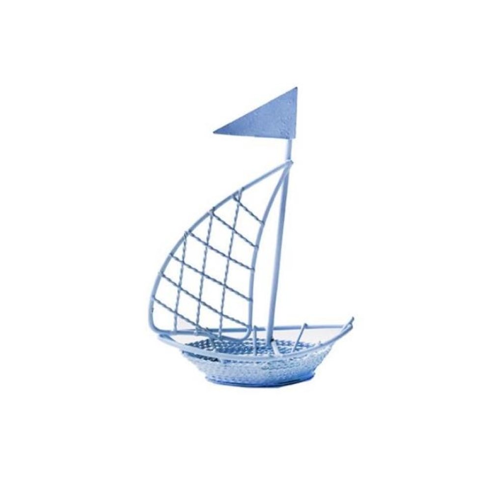 Toptan Baby Shower Bebek Şekeri Malzemesi Metal Gemi