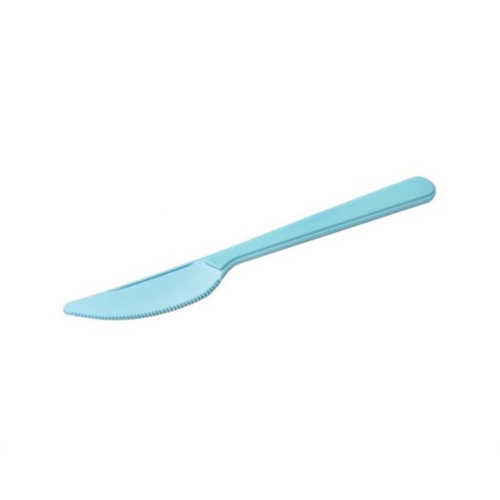 Toptan Baby Shower Ürünleri Renkli Plastik Bıçak 25 adet