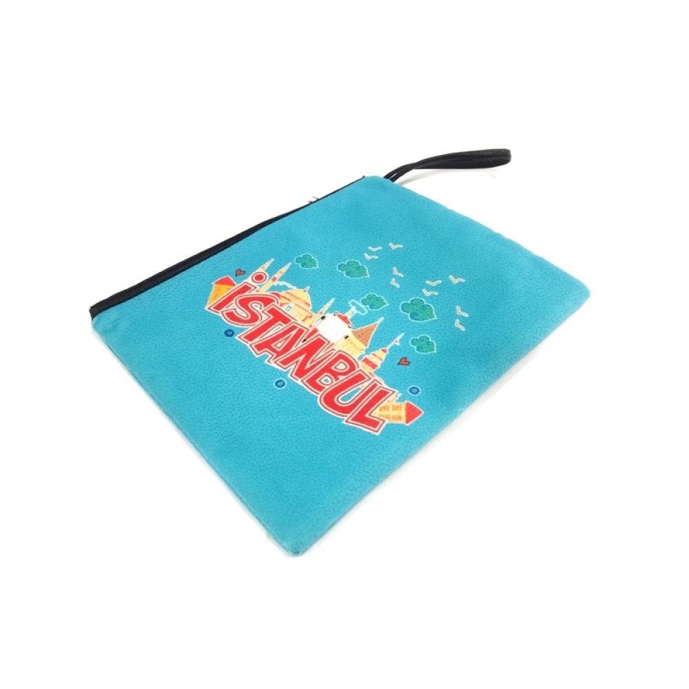 Toptan Baskılı Makyaj El Çantası