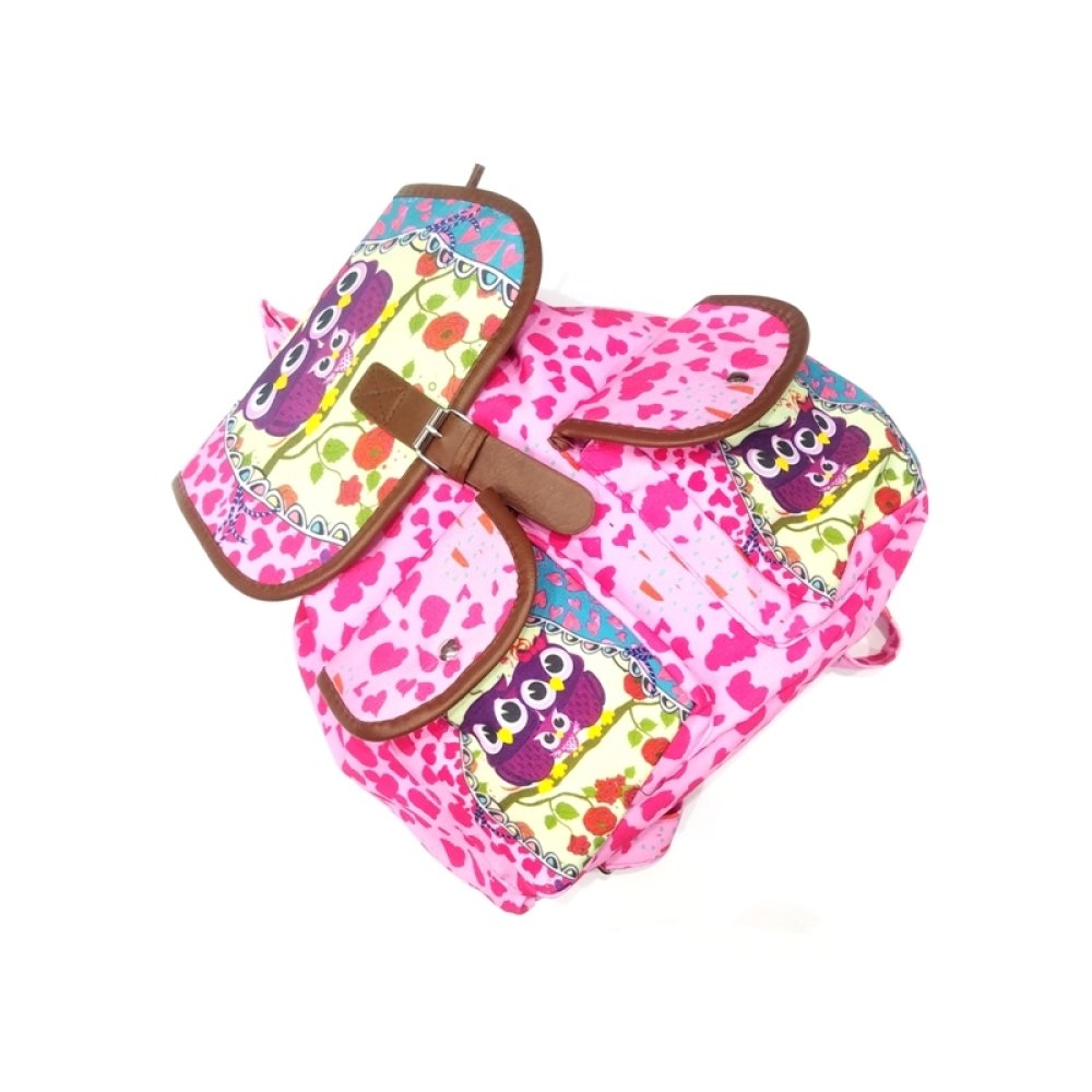 Toptan Baykuş Desenli Sırt Çantaları