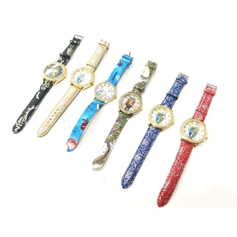 Toptan Baykuşlu Bayan Kol Saati