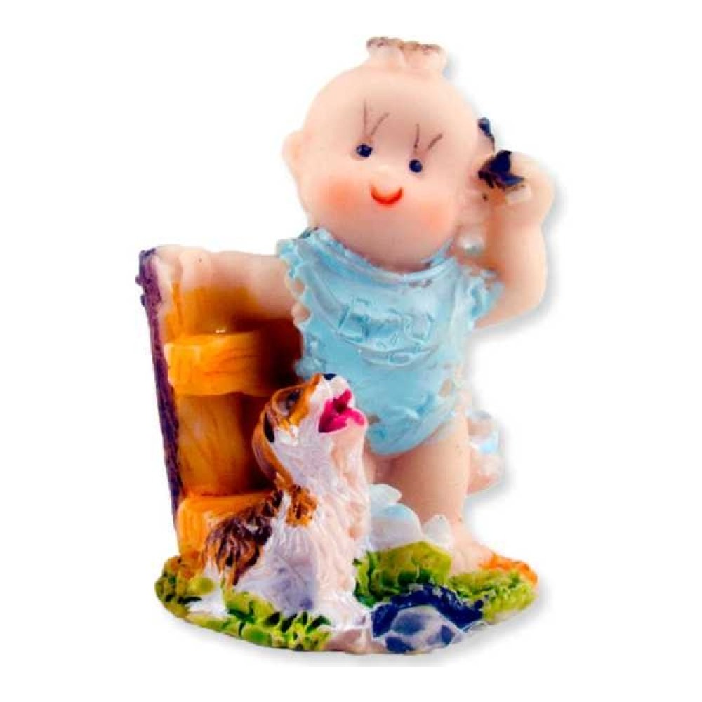 Toptan Bebek Şekeri Malzemesi Bahçede Bebek Biblo