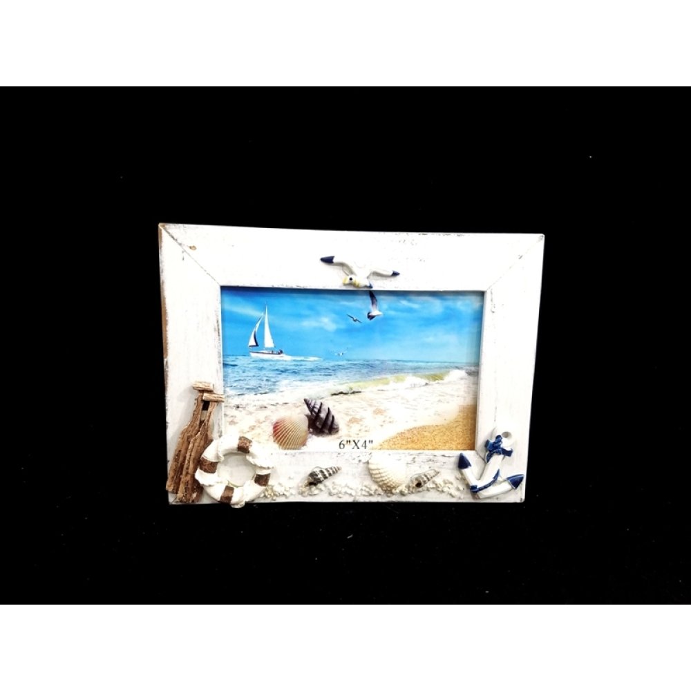Toptan Beyaz Deniz Konseptli Marin Fotoğraf Çerçevesi 6'x4'
