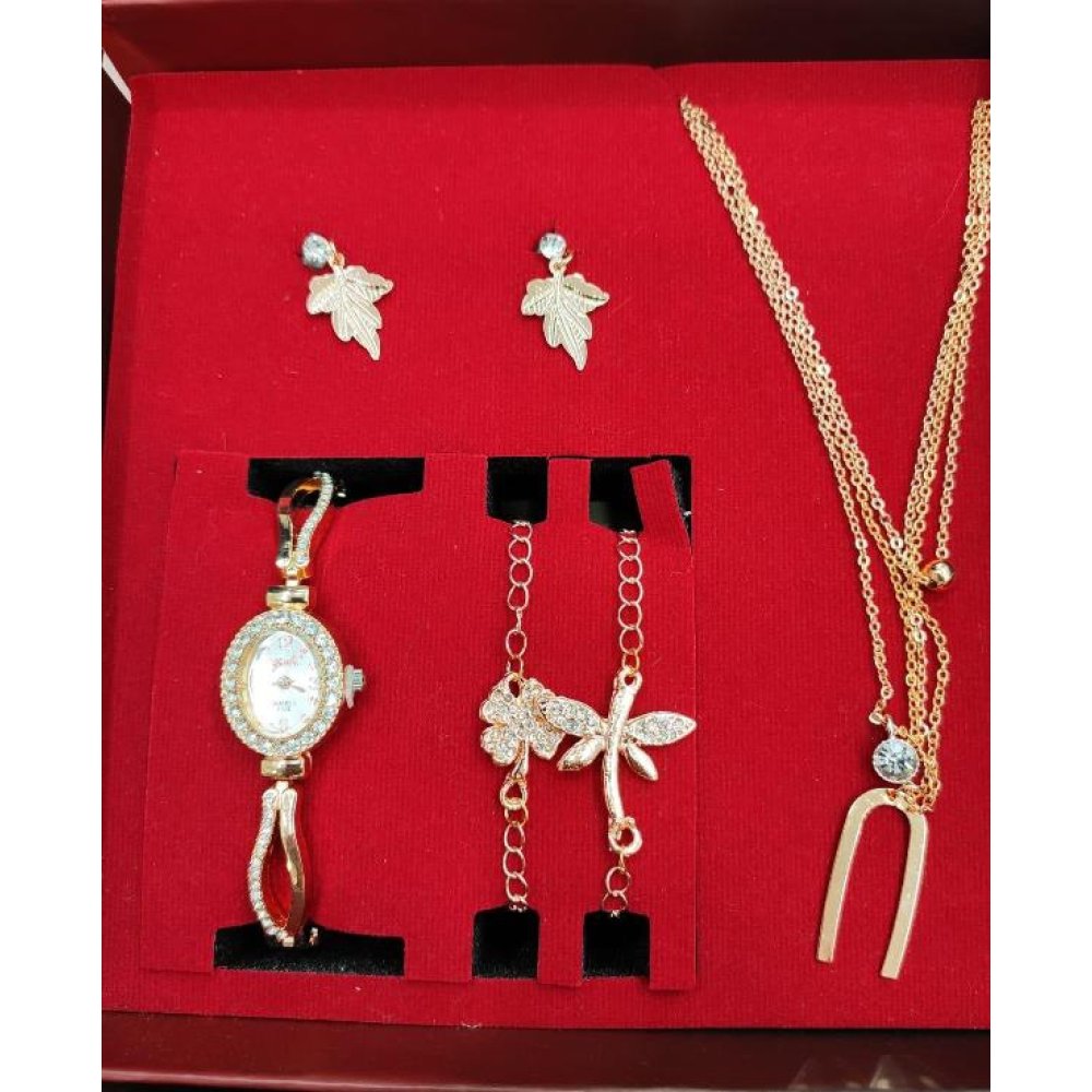 Toptan Bijuteri Kolye Saat Bileklik Küpe Set