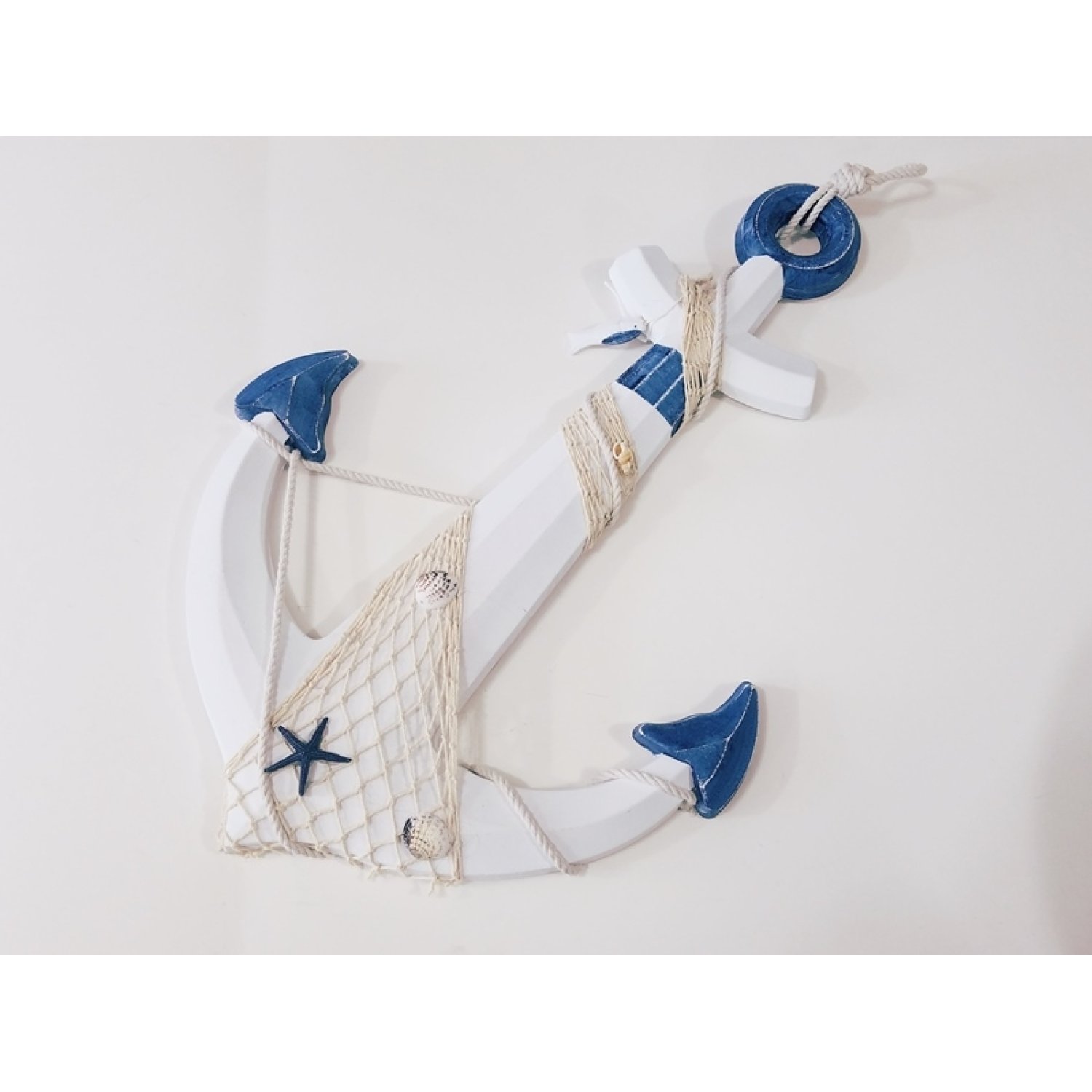 Toptan Büyük Boy Ahşap Dev Çapa Duvar Süsü 67 cm