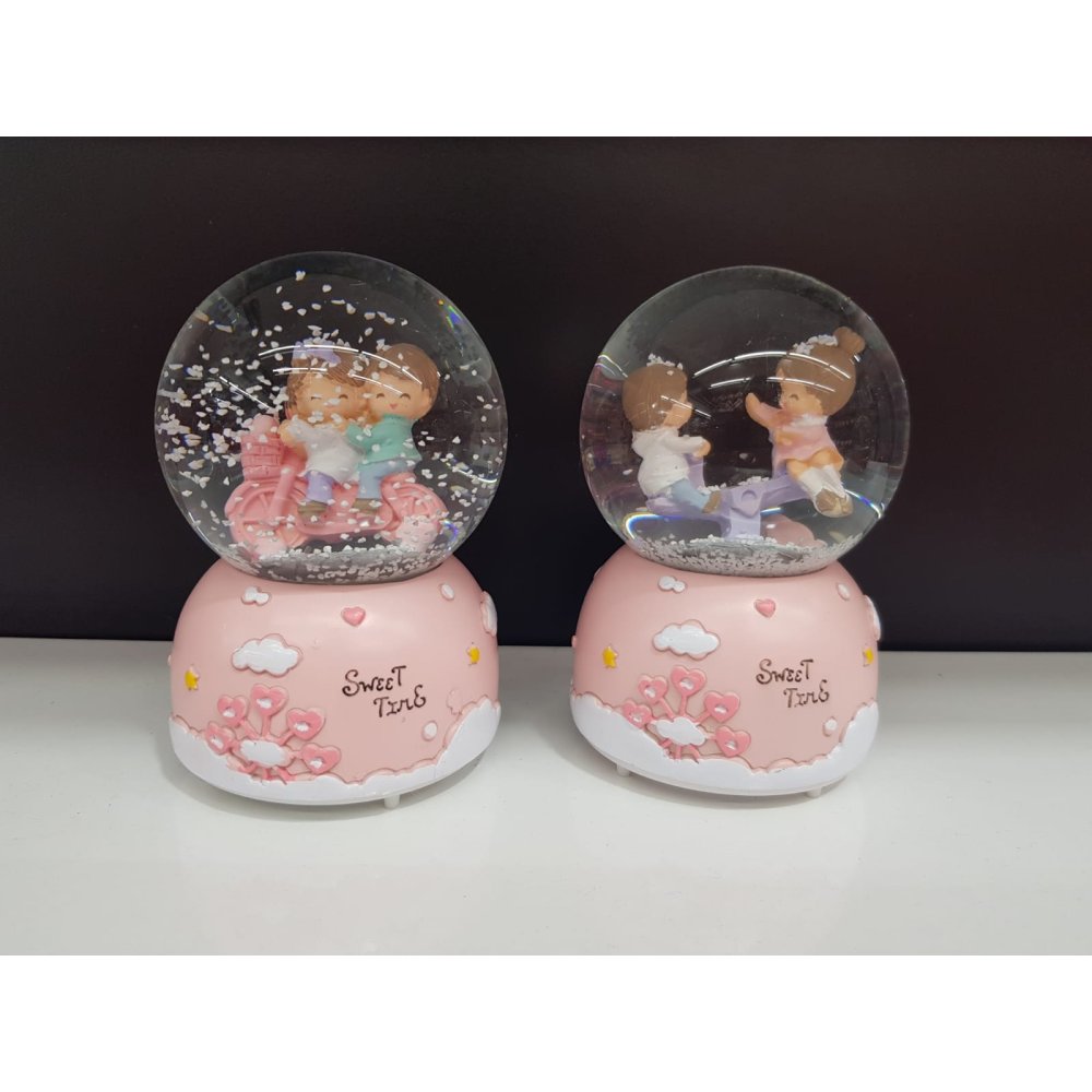 Toptan Büyük Boy Motorlu Sevgili Kar Küresi