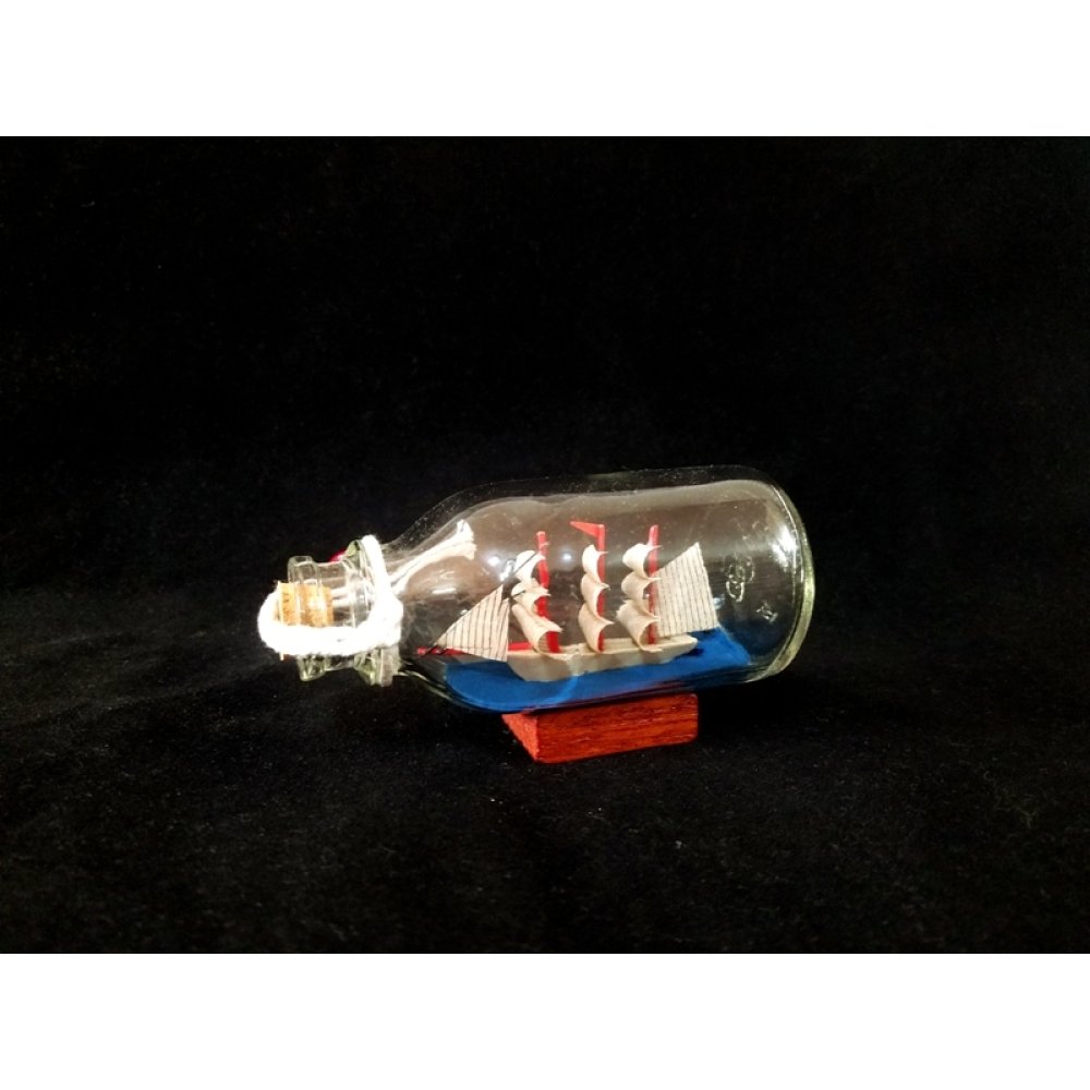 Toptan Cam Şişe İçinde Gemi Küçük Boy