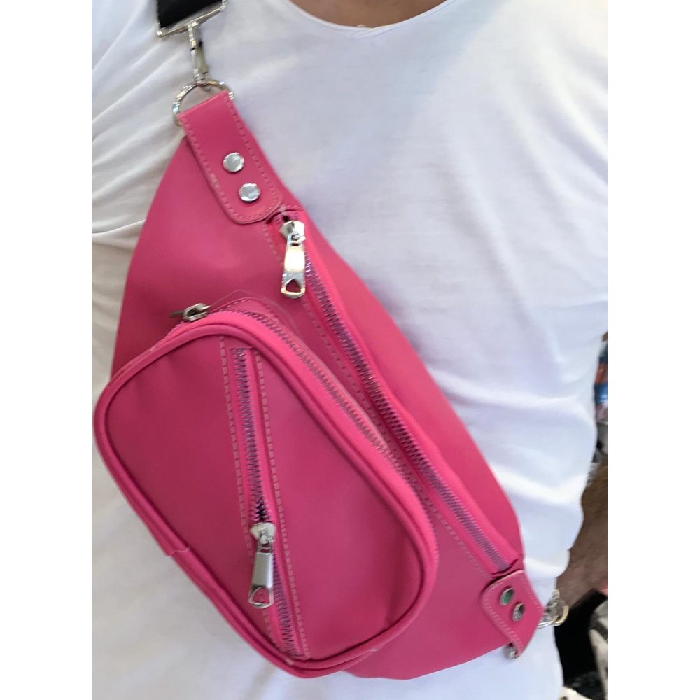 Toptan Çapraz Fermuarlı Bel Çantası