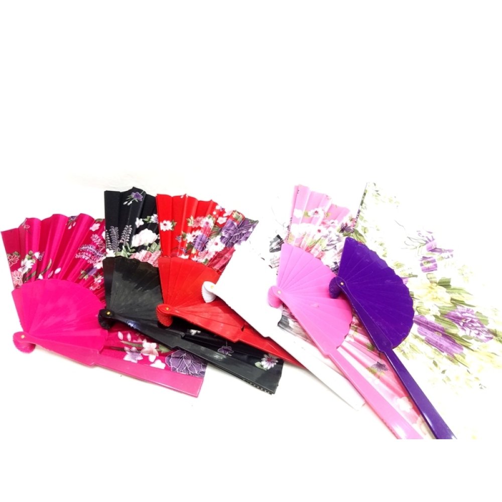 Toptan Çiçekli Yelpaze