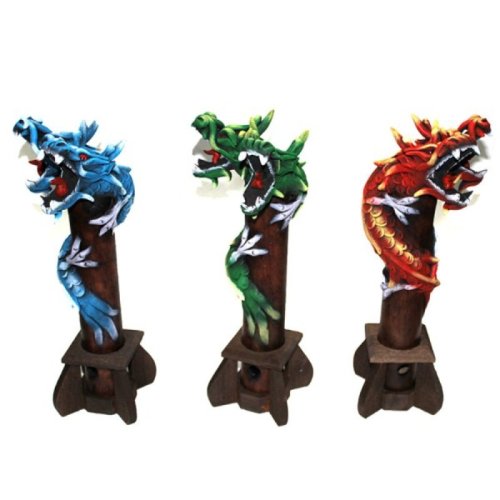Toptan Çift Kafalı Dragon Tütsülük 35 cm