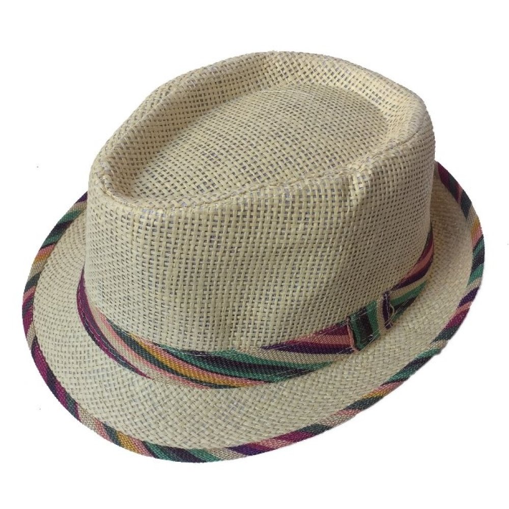 Toptan Çizgili Hasır Bay Bayan Fötr Şapkalar