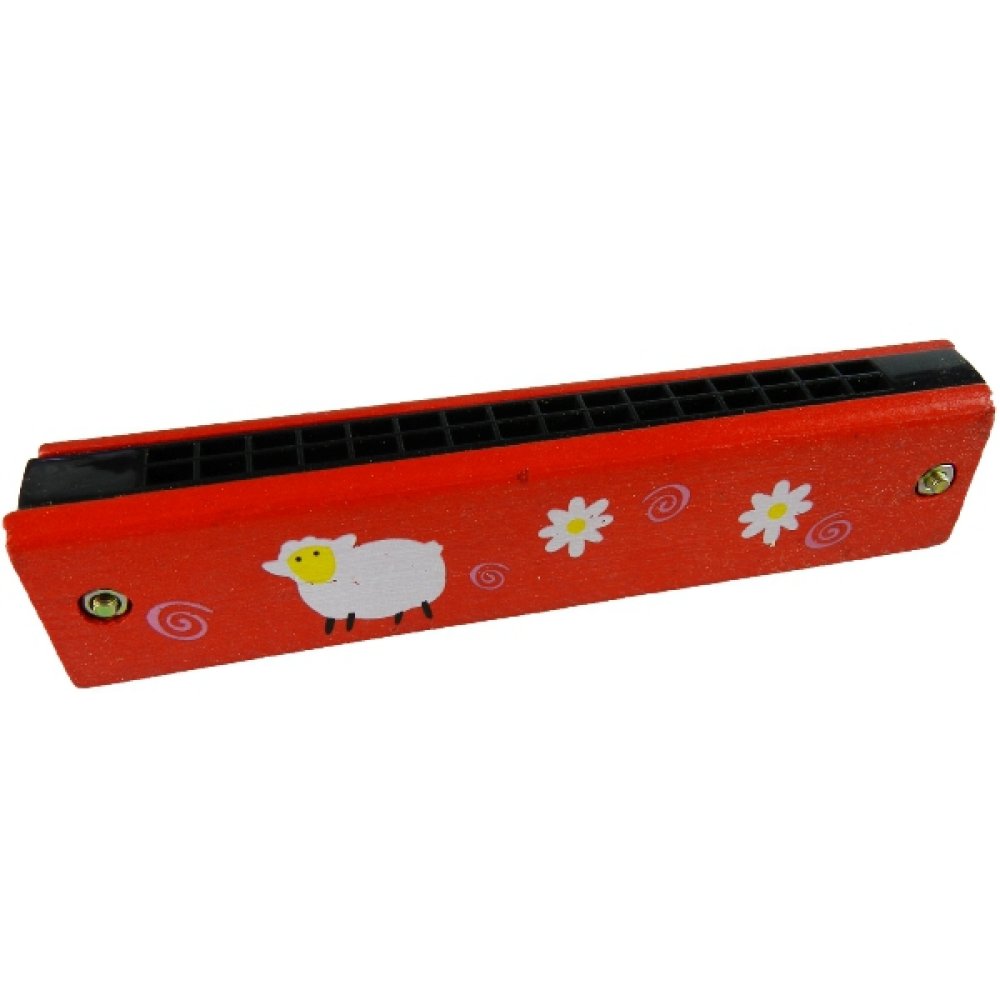 Toptan Çocuklar İçin Desenli Ahşap Mızıka