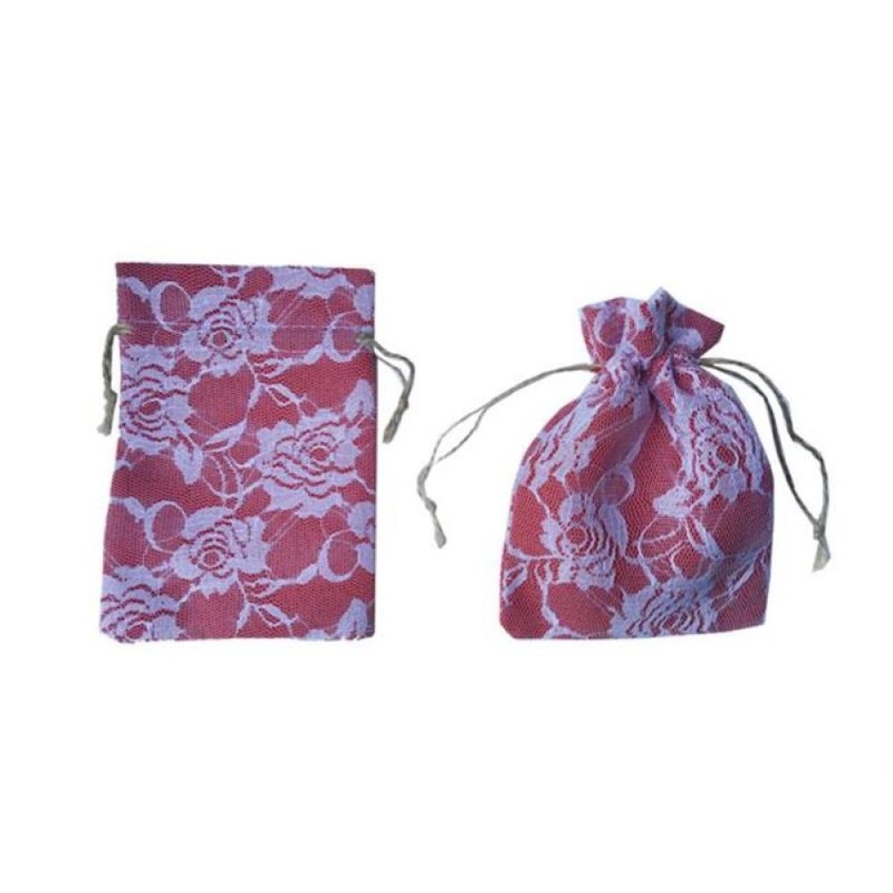 Toptan Dantel Kaplamalı Renkli Süslü Kına Keseleri 12x17 cm