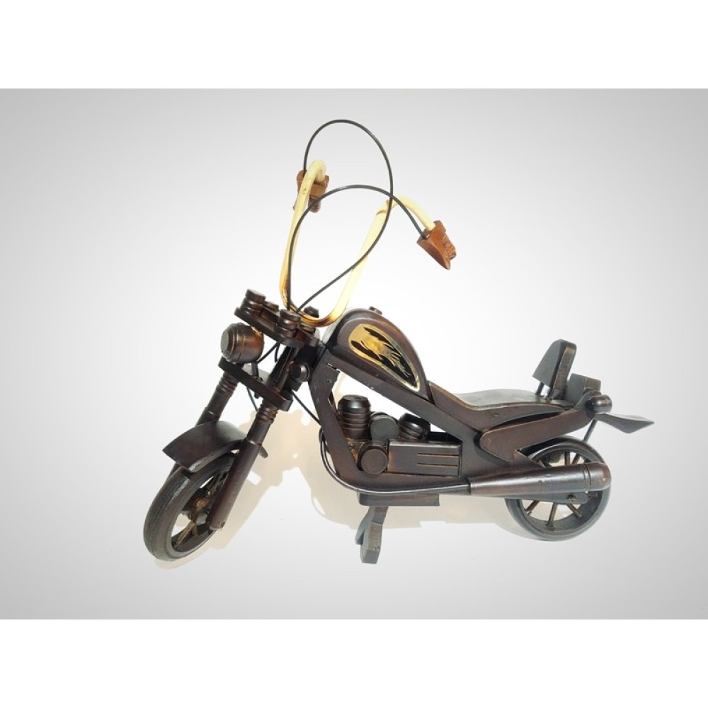 Dekoratif Hediyelik Ahşap Harley Motor
