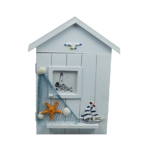 Toptan Dekoratif Martı Desenli Resim Çerçeveli Anahtarlık Dolabı