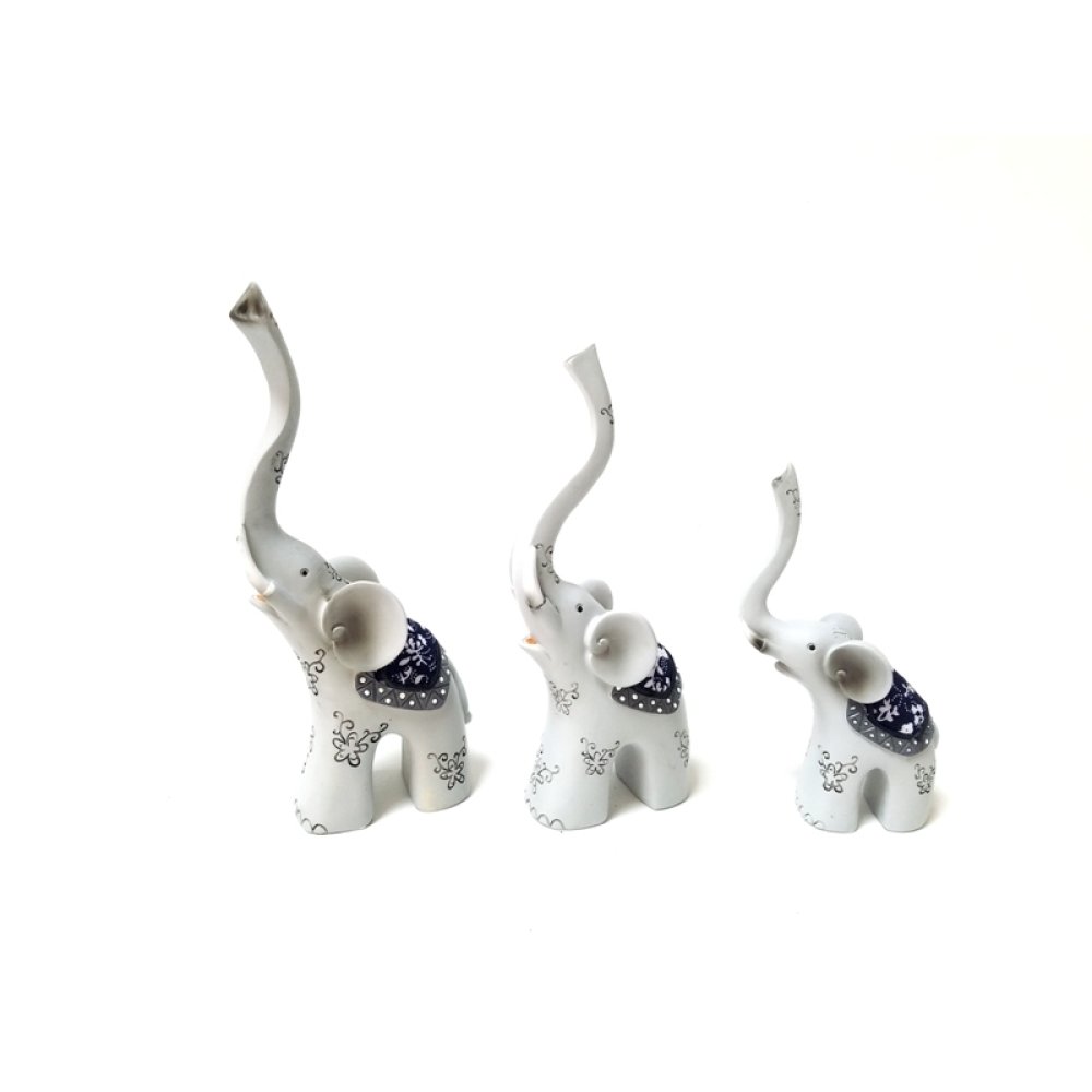 Toptan Dekoratif Polyester Fil Biblo Seti 3 lü