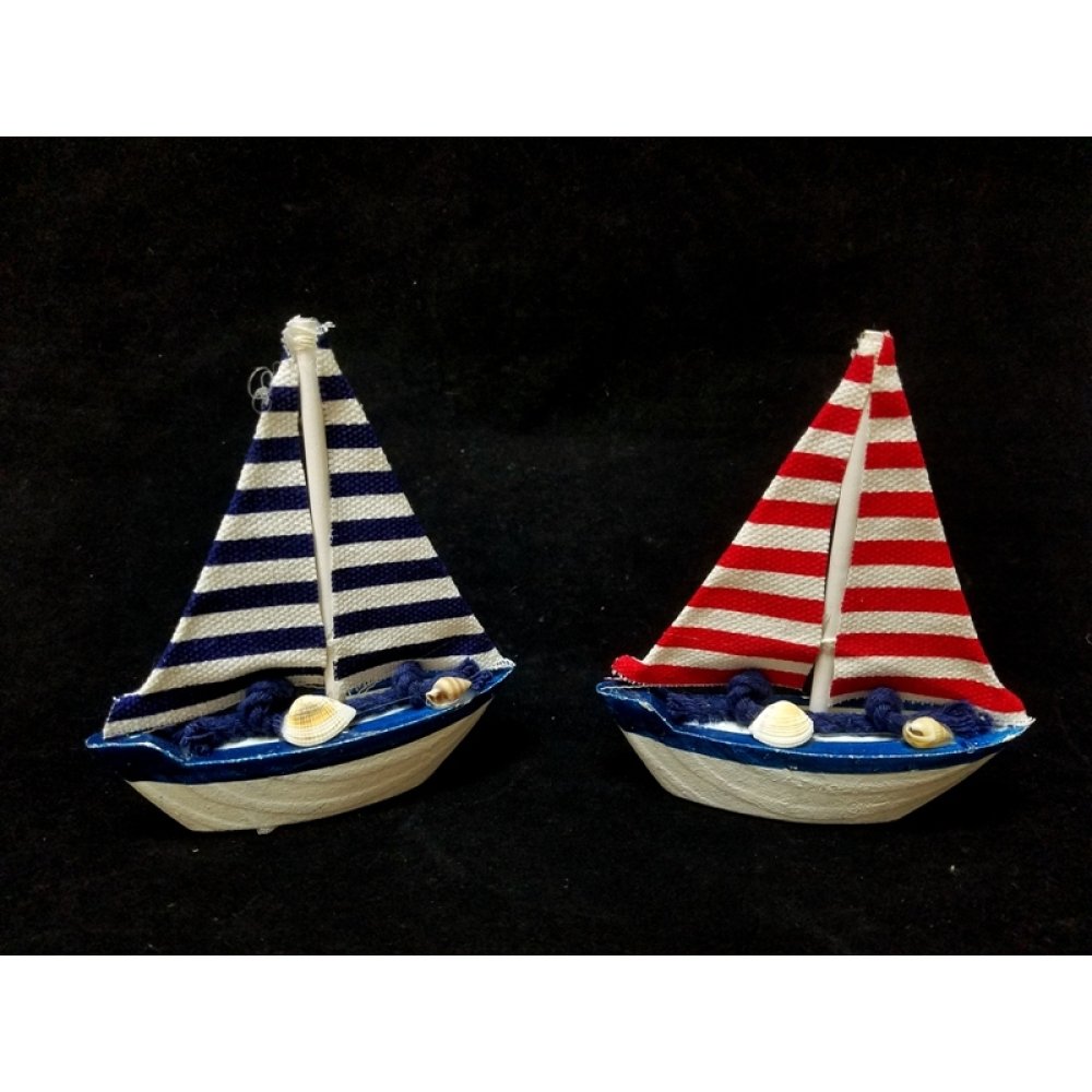 Toptan Dekoratif Yelkenli Marin Tekne Biblo