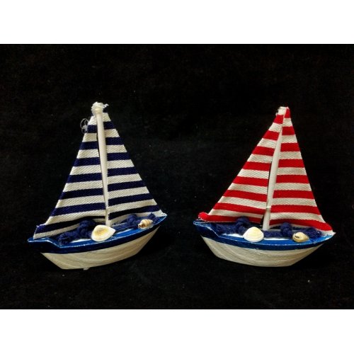 Toptan Dekoratif Yelkenli Marin Tekne Biblo