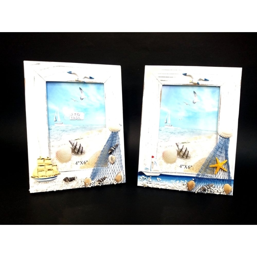 Toptan Deniz Fenerli ve Martı Figürlü Yatay Dikey Küçük Çerçeve