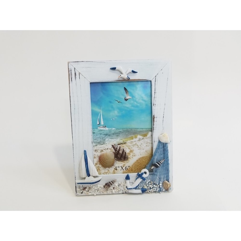 Toptan Deniz Fenerli ve Martı Figürlü Yatay Dikey Küçük Çerçeve