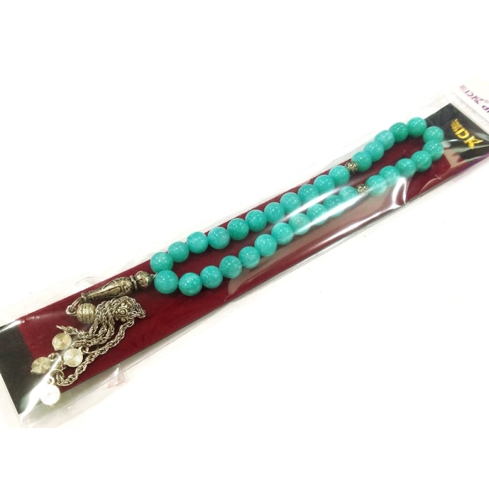 Toptan Doğal Turkuaz Taşı Tesbih