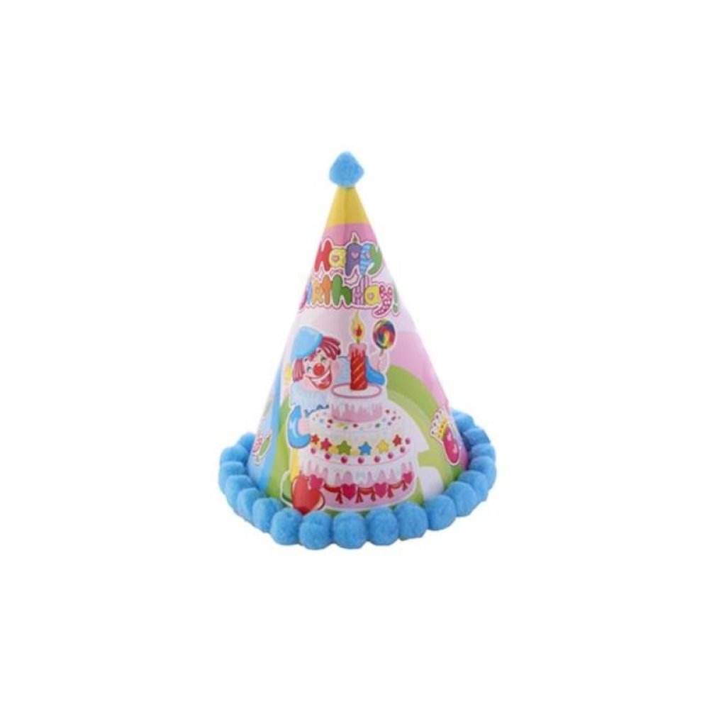 Toptan Doğum Günü Parti Malzemeleri Palyaço Desenli Şapka