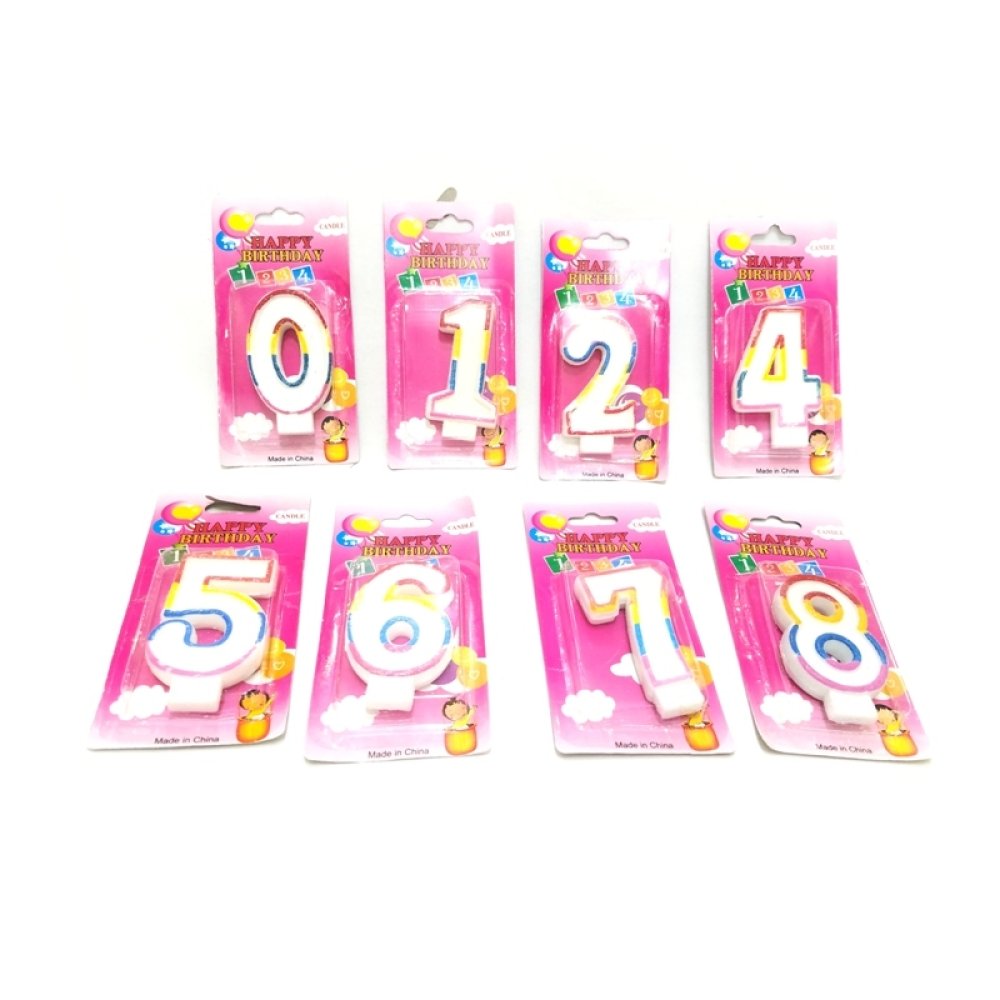 Toptan Doğum Günü Rakam Mum