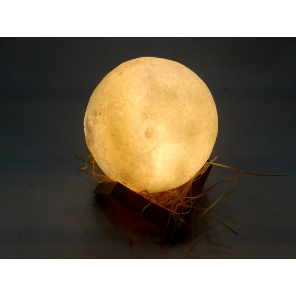 Toptan Dokunmatik Renk Değiştiren Şarjlı Ay Lamba