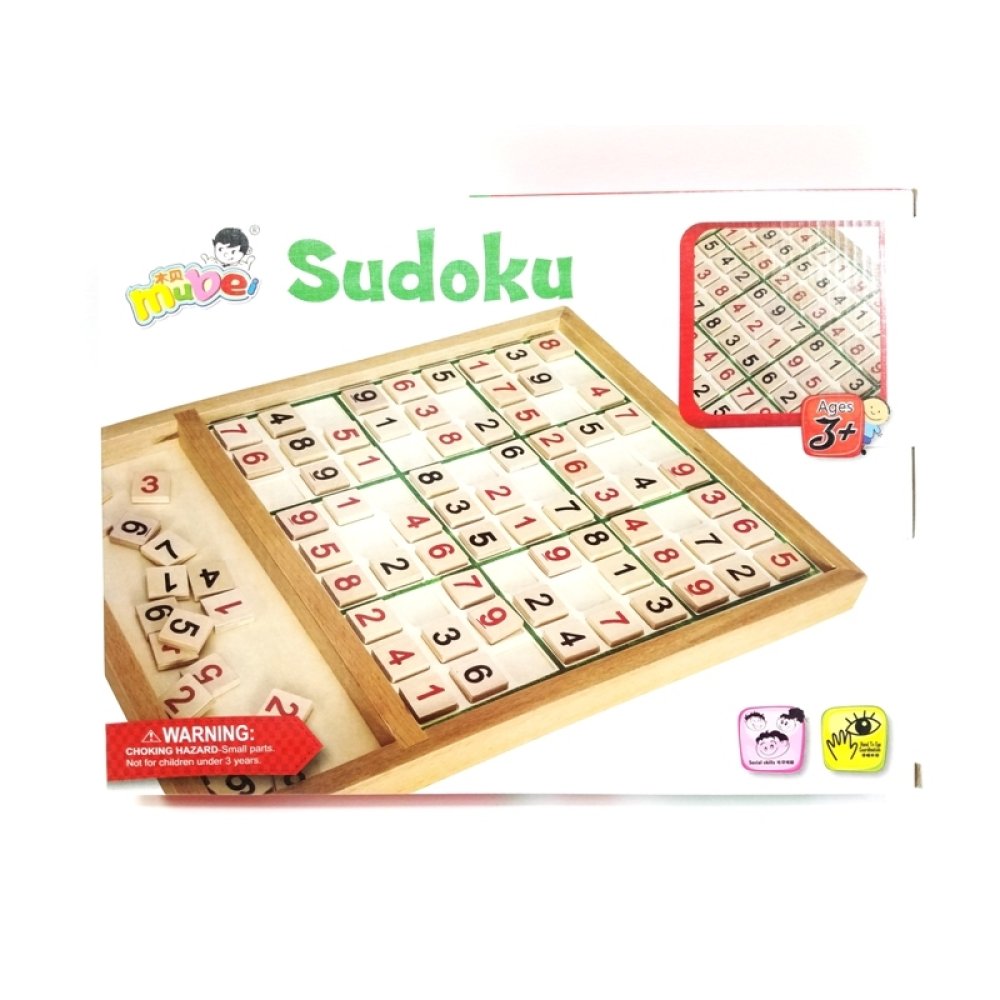Toptan Eğitici Oyuncaklar Ahşap﻿ Bulmaca Sudoku Oyunu