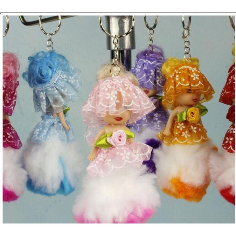 Toptan Elbiseli Bebek Anahtarlık