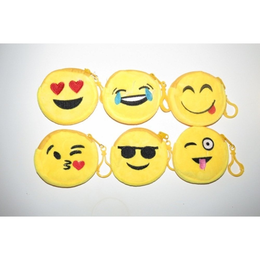 Toptan Emoji Bozuk Para Cüzdanı Anahtarlık