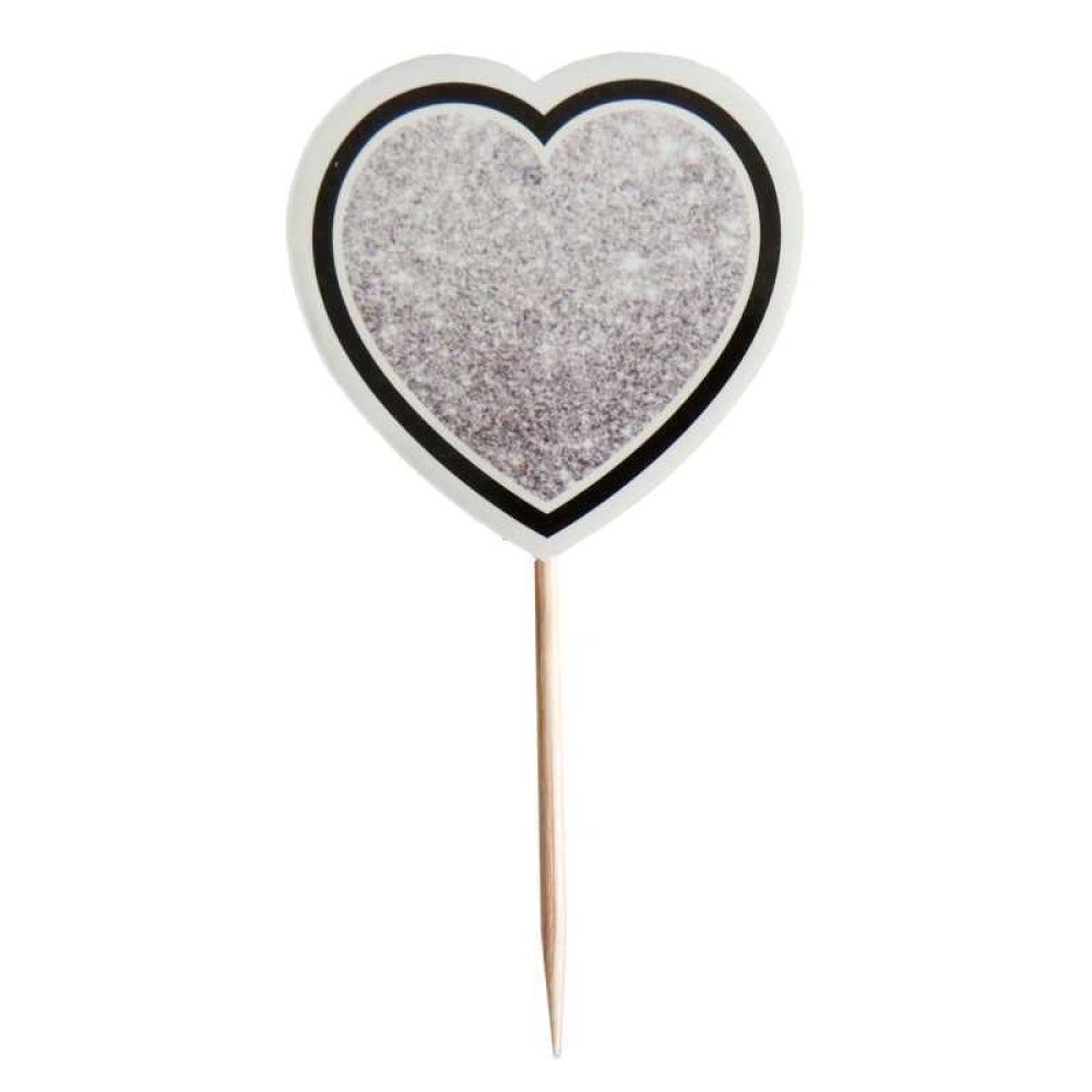 Toptan Evadan Kalp Şeklinde Kürdan 10 adet