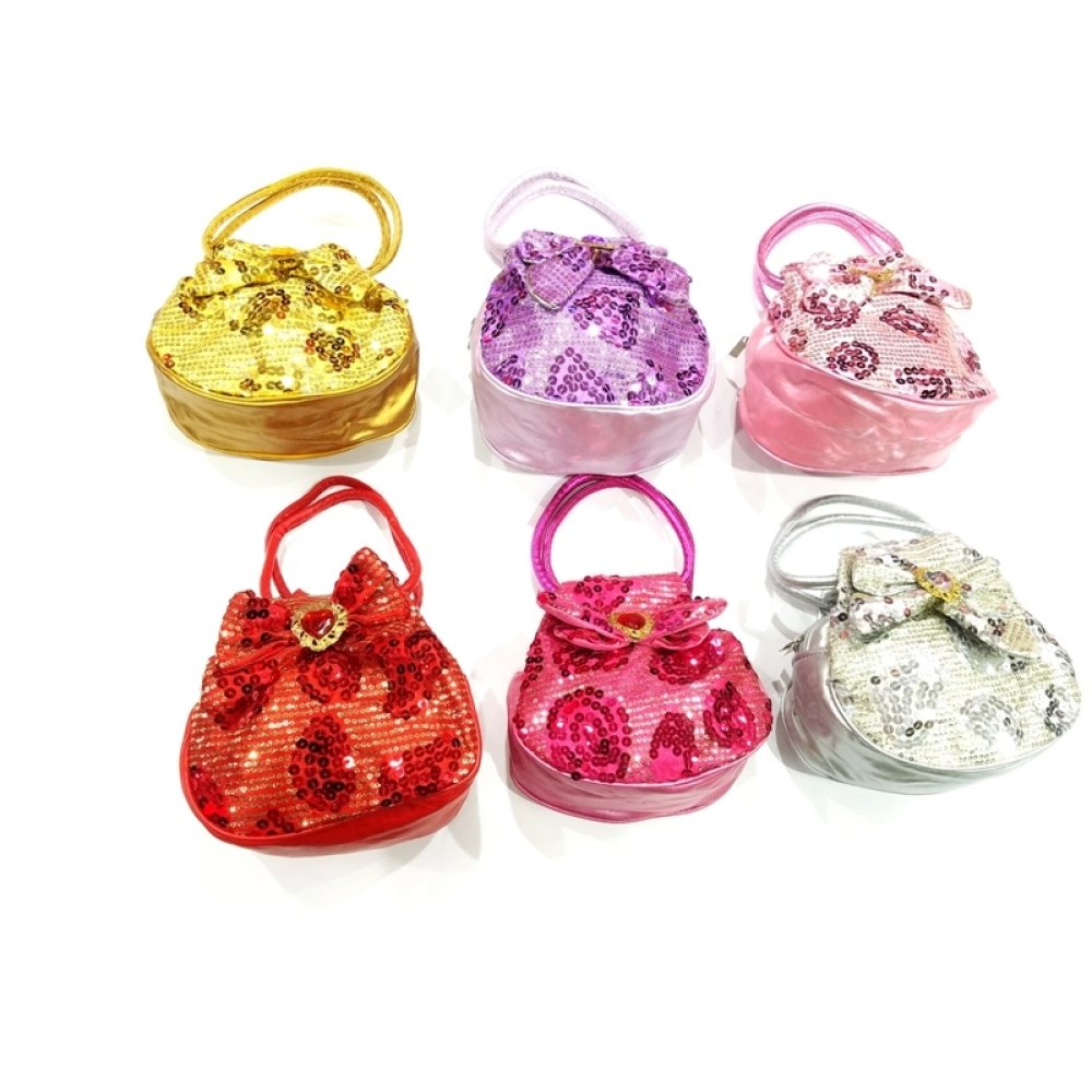 Toptan Fiyonk Desenli Çocuk El Çantası