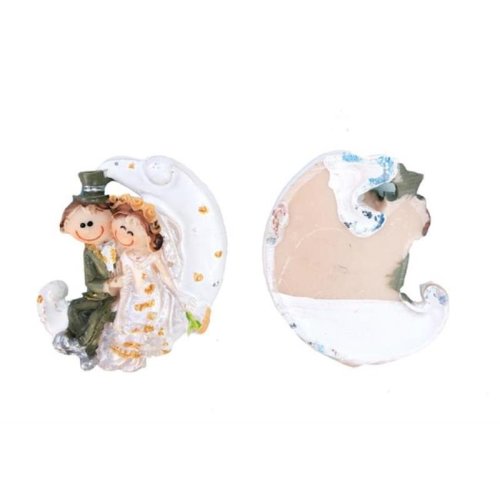 Toptan Gelin Damat Ay Üstünde Oturan Nikah Şekeri Malzemesi