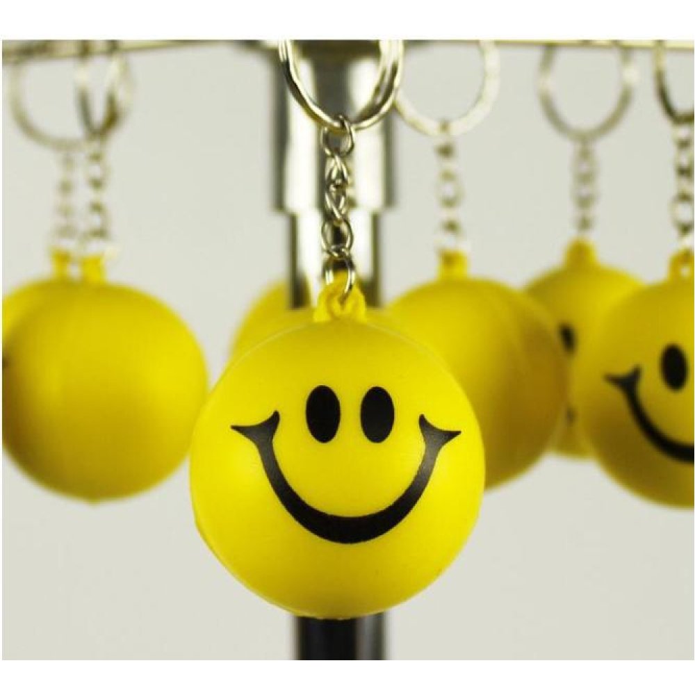 Toptan Gülen Yüz Emoji Anahtarlık