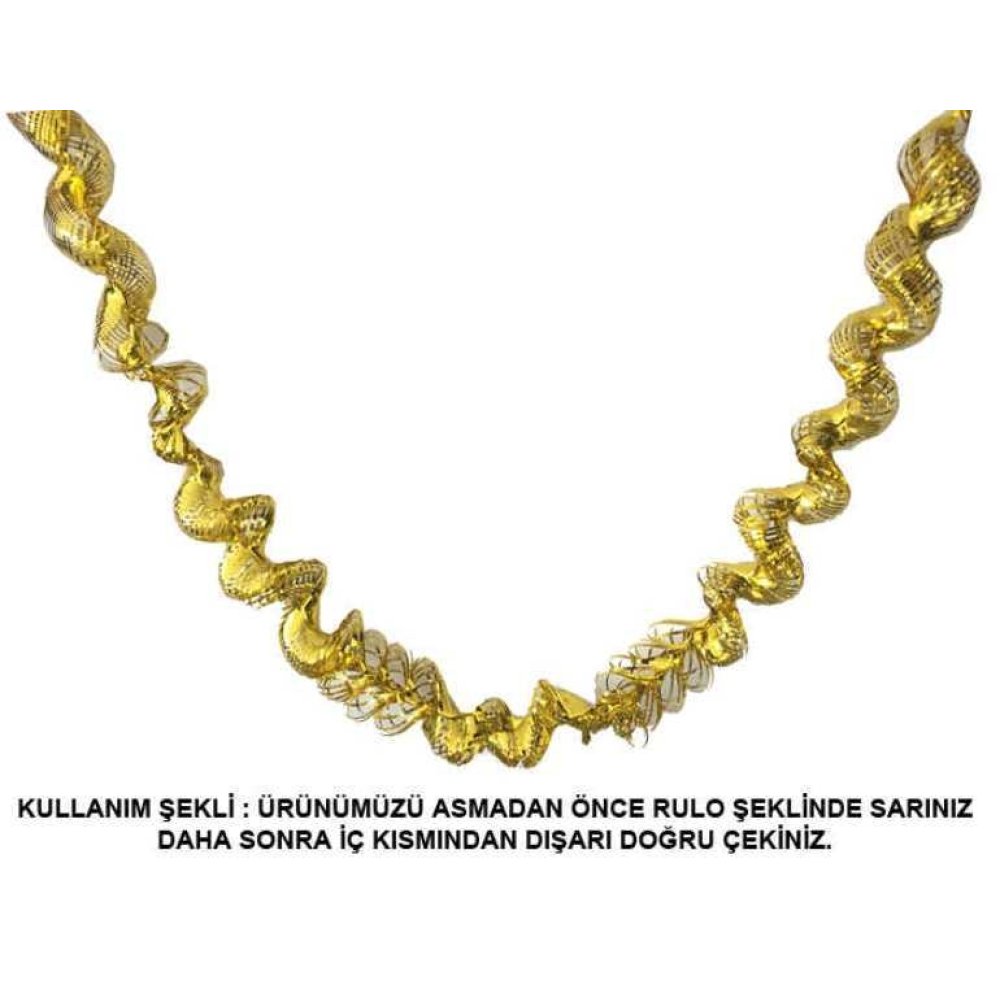 Toptan Gümüş Altın Renk Fransen Uzayan Süsler