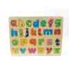 Toptan Harfleri Öğreten Tutmalı Ahşap Puzzle