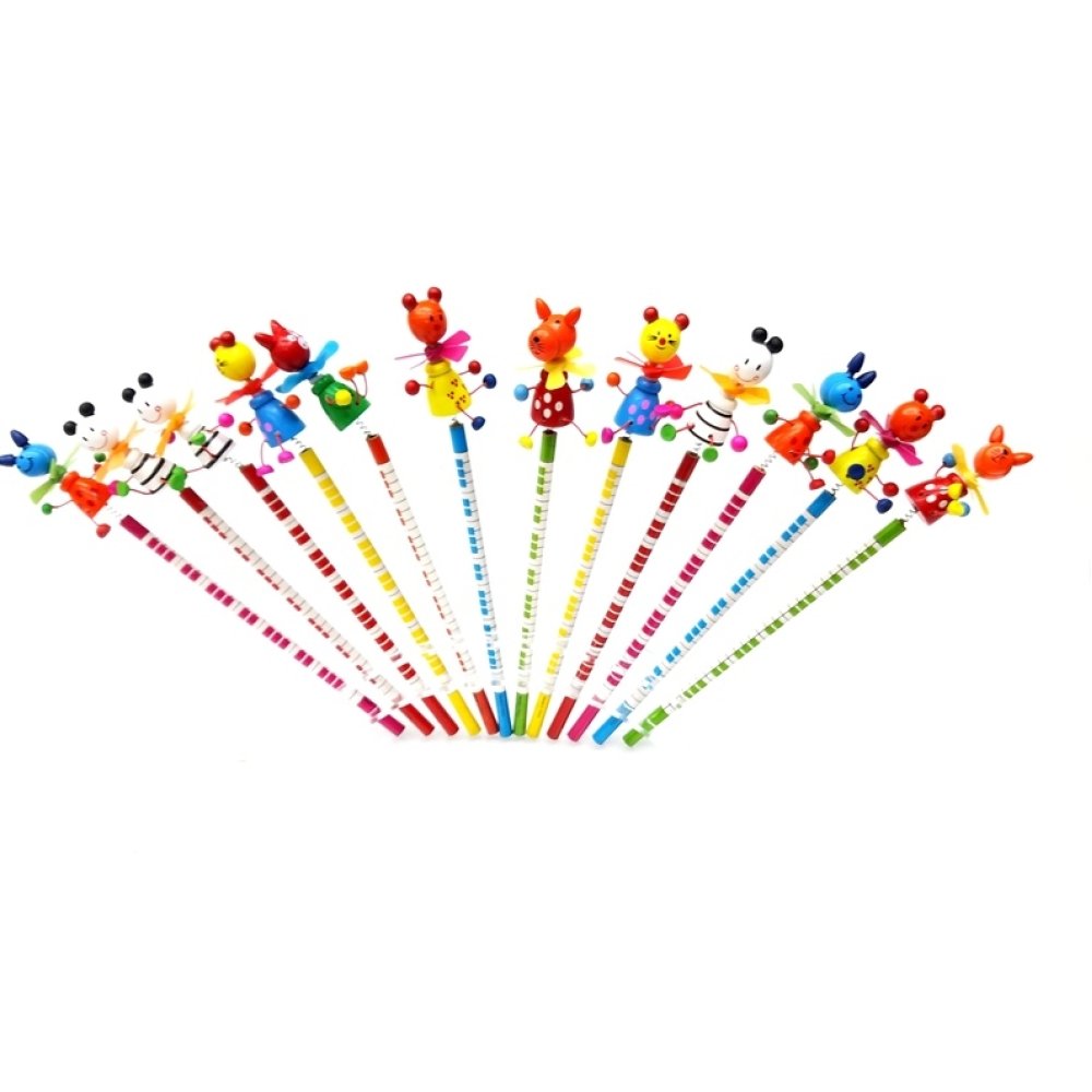 Toptan Hayvan Figürlü Pervaneli Kalem