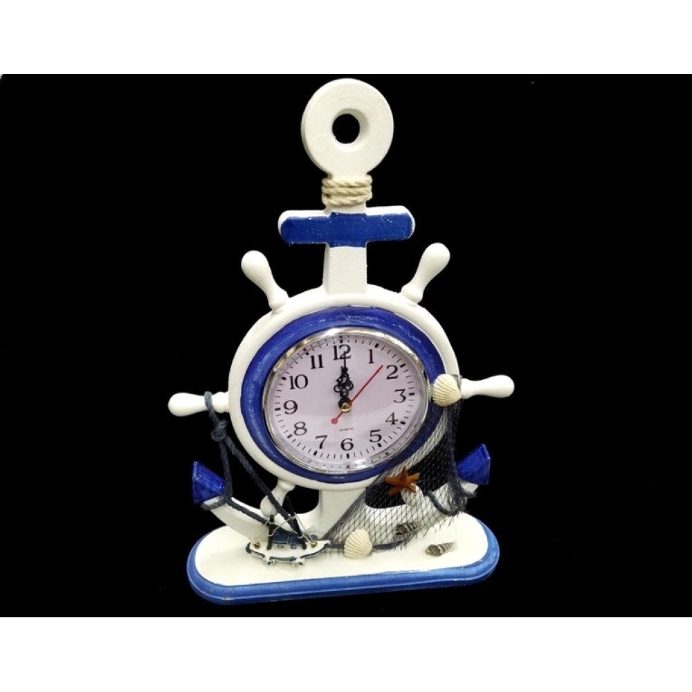 Toptan Hediyelik Martı Desenli Çapa Şeklinde Saat