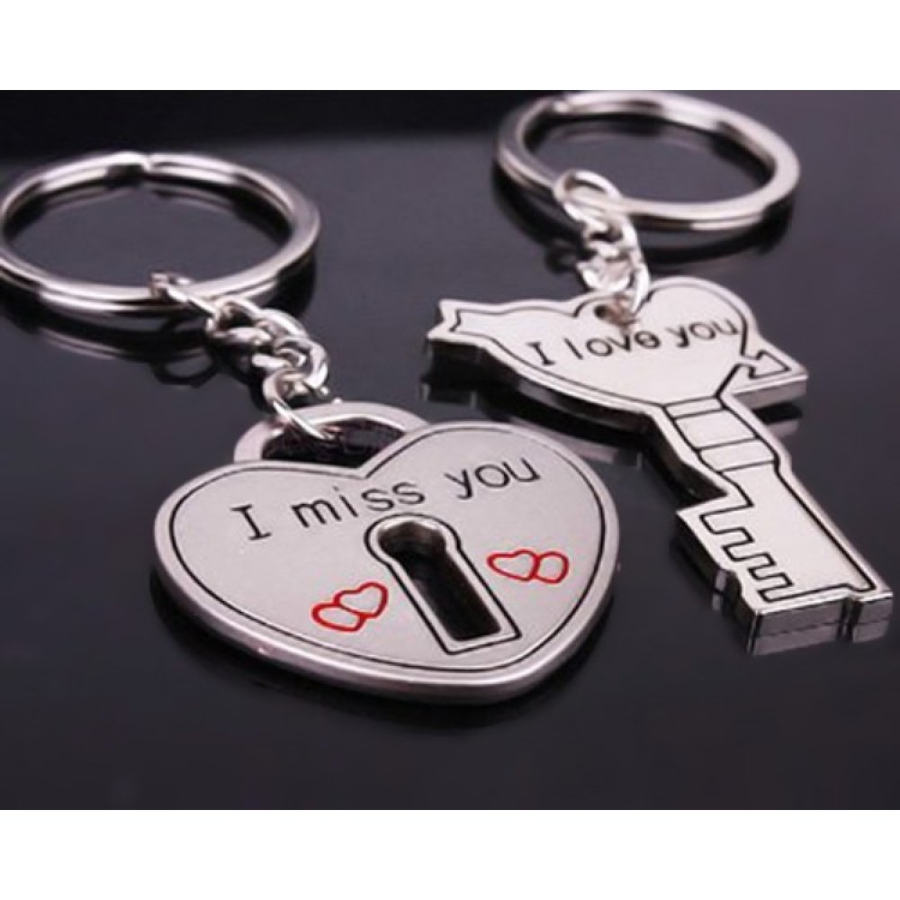 Toptan Ikili Anahtarlık Birbirini Tamamlayan Anahtarlıklar Görsel Temsilidir