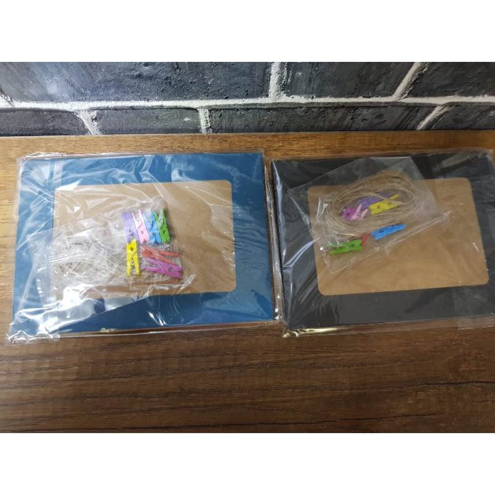 Toptan İpli Mandalı Çerçeveli Fotoğraf Albümü