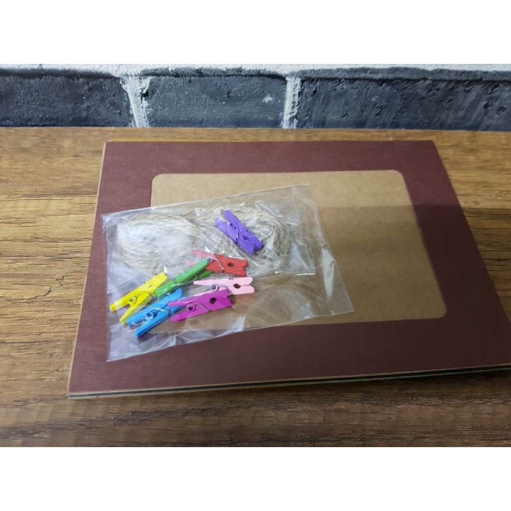 Toptan İpli Mandalı Çerçeveli Fotoğraf Albümü