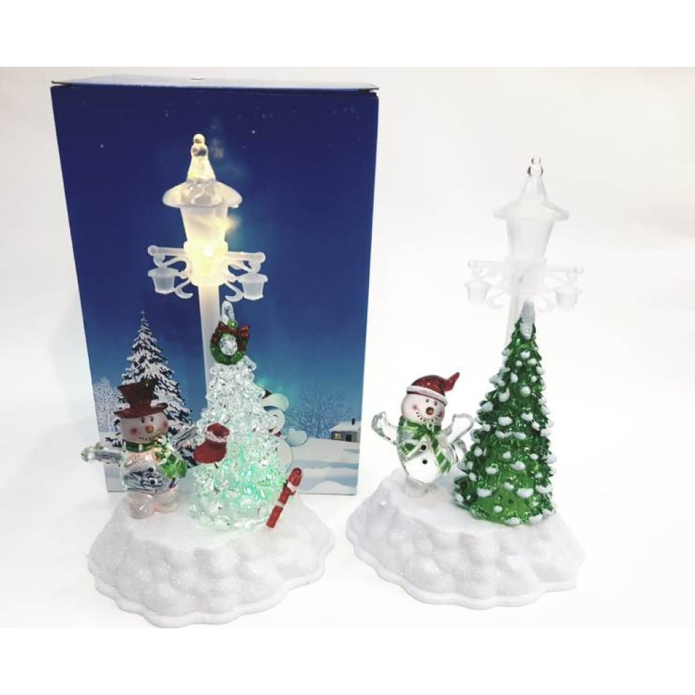 Toptan Işıklı Kardan Adam Biblo