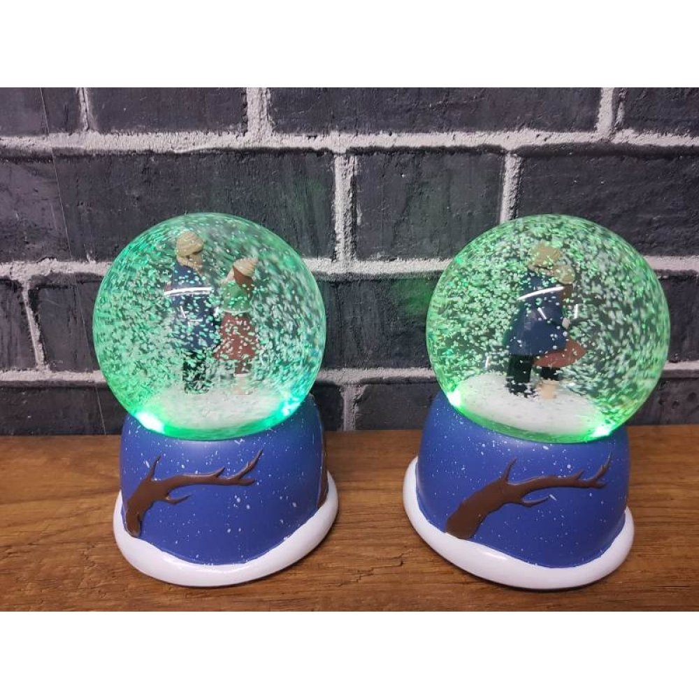 Toptan Işıklı Müzikli Püskürtmeli Sevgili Kar Küresi