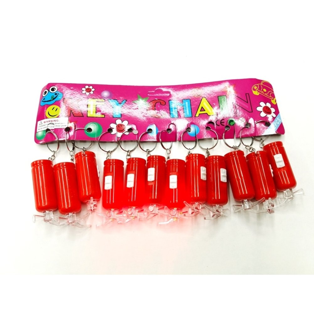 Toptan Işıklı Yangın Tüpü Anahtarlık