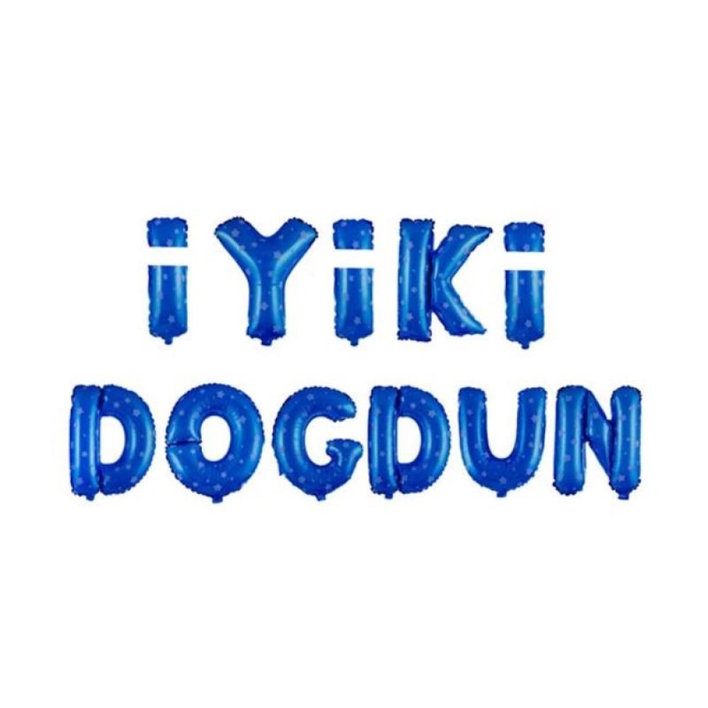 Toptan İyi ki Doğdun Yazılı Folyo Balon Seti 4520
